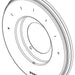 Brizo Invari RP101153GL Sensori Valve Trim Escutcheon