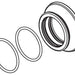 Brizo Essential Shower RP101162BN Slide Bar Shower Arm Flange