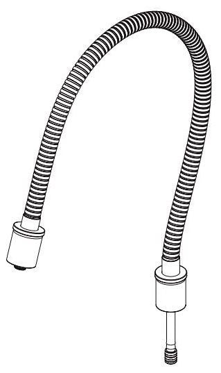 Brizo Essential Shower RP101163BN Slide Bar Shower Arm Hose Assembly