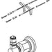 Brizo Invari RP101165PG Slide Bar Mounting Bracket and Hardware