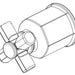 Brizo Invari RP101178GL Pressure Balance Valve with Diverter Trim - Diverter Cross Handle
