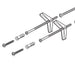 Brizo Invari RP101180SL Slide Bar Mounting Hardware