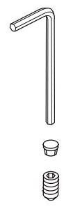 Brizo Invari RP101181PC Set Screw, Button & Wrench
