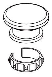 Brizo Invari RP101183PG Valve Handle Cap - Large