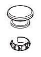 Brizo Invari RP101184PN Diverter Handle Cap - Small