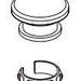 Brizo Invari RP101193NK Cap & Friction Ring