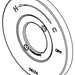 Delta Becker RP101205PC Monitor 14S T/S Escutcheon