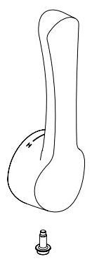 Delta Owendale RP101219RB Handle, Button and Screw