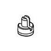 Brizo RP101246PG Button