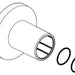Brizo RP101270GL Escutcheon and O-rings