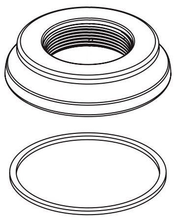 Peerless Elmhurst RP101320OB Handle flange asm