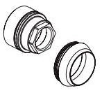 Peerless Elmhurst RP101322 Bonnect nut &Cap