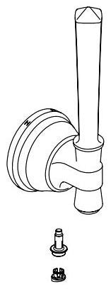 Delta Emmeline RP101344PCPR Handle, Screw & Button