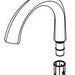 Delta Emmeline RP101348BL Spout Assembly Bar/Prep