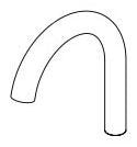 Brizo Odin RP101375MW Arc Prep Spout Assembly