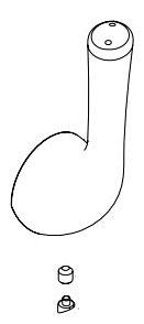 Delta Kayra: Handle, Set Screw and Button