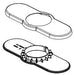 Delta Kayra RP101384 Escutcheonand Base