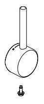 Delta Antoni RP101407SP Handle and setscrew