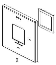 Delta Trillian RP101456SSPR Escutcheon, Seat, Mounting Gasket, Screw