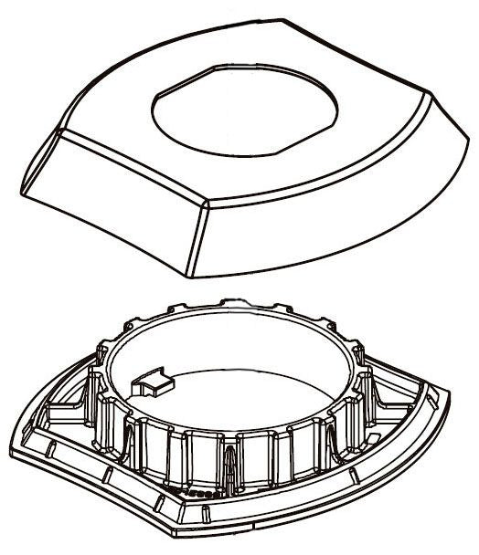 Delta Pierce: Escutcheon and Base Ring