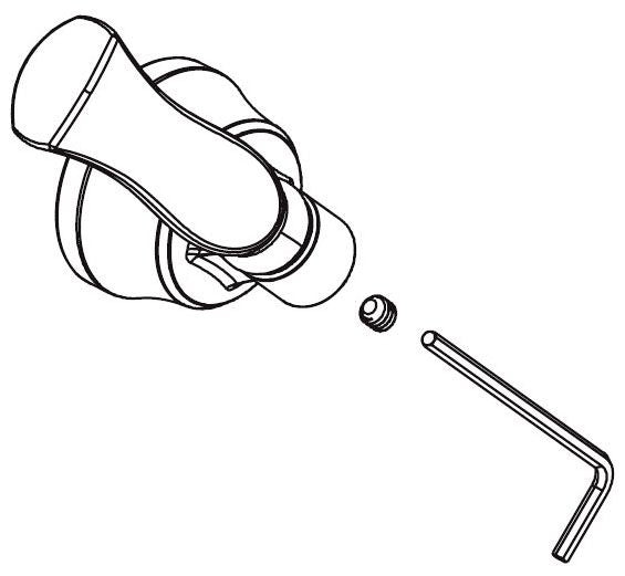 Delta Caffery RP101514SP Single Metal Lever Handle Kit