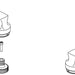 Brizo Kintsu RP101561PC Lever Handle Kit