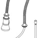 Brizo Artesso RP101563GL Articulating Finished Hose And Wand Assembly