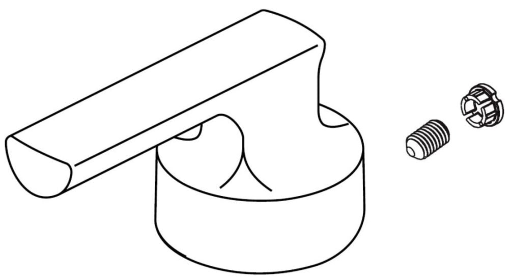 Brizo Kintsu RP101565BNX Lever Handle, Button & Screw