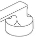Brizo Kintsu RP101565BNX Lever Handle, Button & Screw