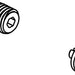 Brizo Kintsu RP101588PC Set Screw and Cover