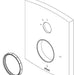 Brizo Kintsu RP101603PC Escutcheon- 17T Integrated 6F