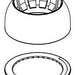 Delta RP101646BL Bonnet Cap and Indicator Ring