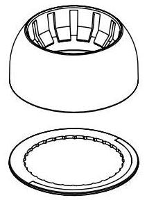 Delta RP101646CZ Bonnet Cap and Indicator Ring