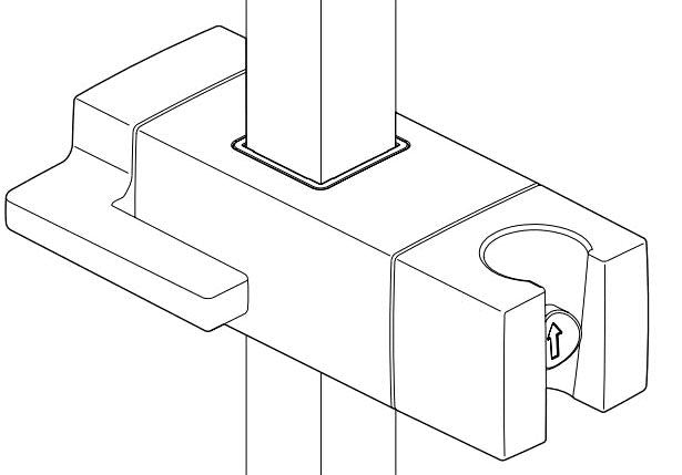 Brizo Essential Shower RP101698BL Slidebar Handshower Holder