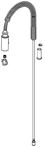 Brizo Odin RP101728SS Sprayer & Spring Assembly