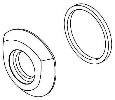 Delta Galeon RP101736SSPR Wm Lav Escutcheon And Gasket