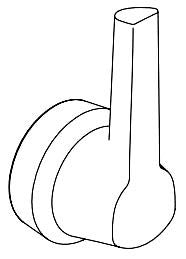 Delta Galeon RP101739PCPR 14S Shower Handle, Screw And Button