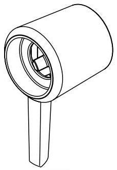 Delta Galeon RP101744PCPR 17T S Volume Handle