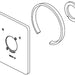 Delta Modern RP101848 Escutcheon