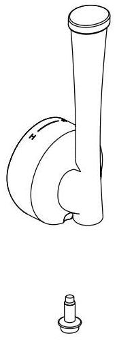 Delta Eldridge RP101929BL Handle with Button and Screw