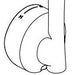 Delta Eldridge RP101929CZ Button & Screw - Handle