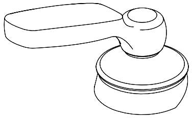 Delta Woodhurst RP102038PC Handle Kit