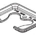 Delta RP102074 Mounting Bracket and Nut