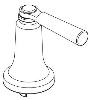 Delta Saylor RP102137CZ Two Handle Widespread Lav Handle Kit