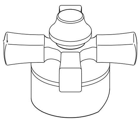 Delta Dorval RP102152GS Cross handle kit