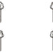 Delta RP102167 Tile-in Drain Rough in Bolts