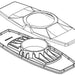 Delta Arcadia RP102172CZ Single Lever Escutcheon & Baseplate
