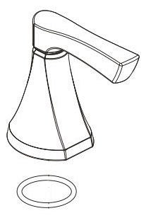 Delta Arcadia RP102173BL Two Metal Lever Handle Kit