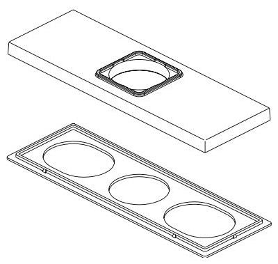 Delta Ara RP102192BL Escutcheon and Gasket