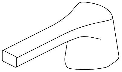 Delta Zura RP102201GZ Handle Kit